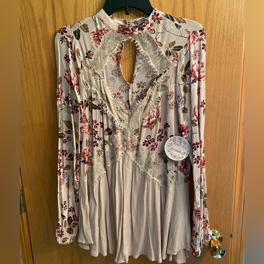 NWT Pink Gypsies and Moondust Tunic Sz S